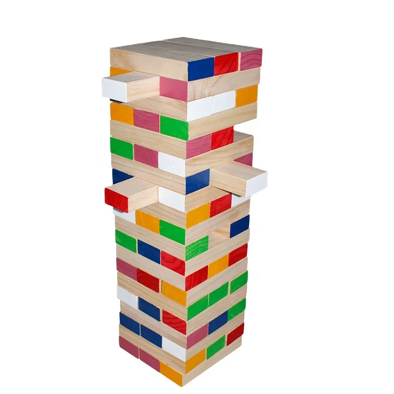 Красочные деревянные игрушечные деревянные кубики для детей (482894882)