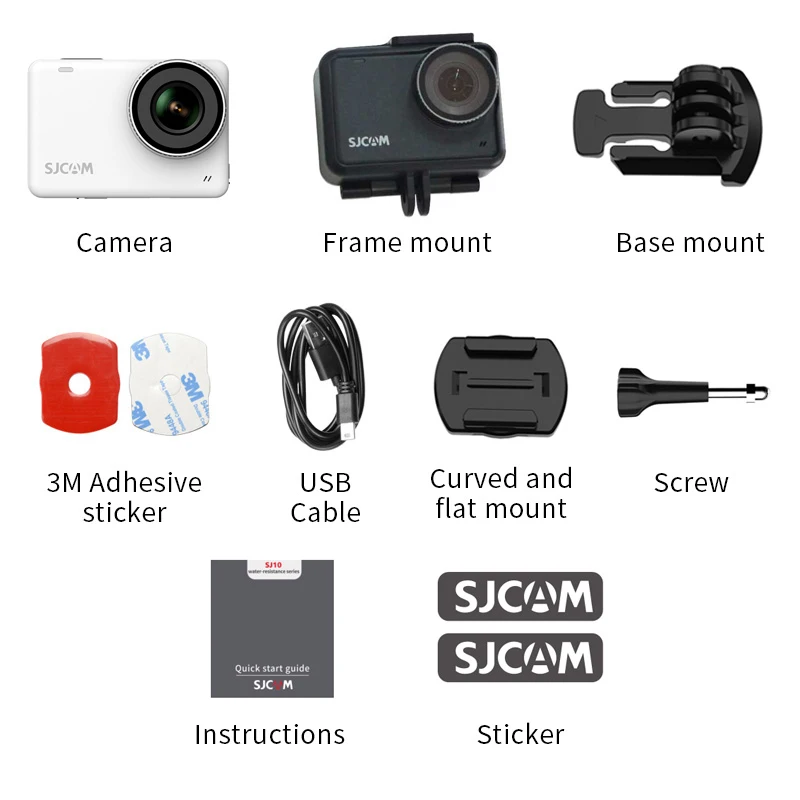 2021 best seller Helmet action camera SJCAM SJ10PRO unti-shake gyro stabilization sportcam for vlogging