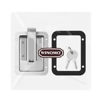 Практичный замок из нержавеющей стали с рукояткой для инструментов прицепа автомобиля тяжелых условий