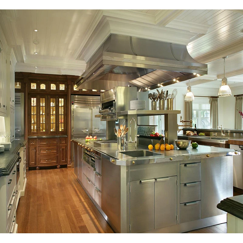 Balom quality 304 stainless steel sun proof outdoor kitchen island with soft closing kitchen cabinet