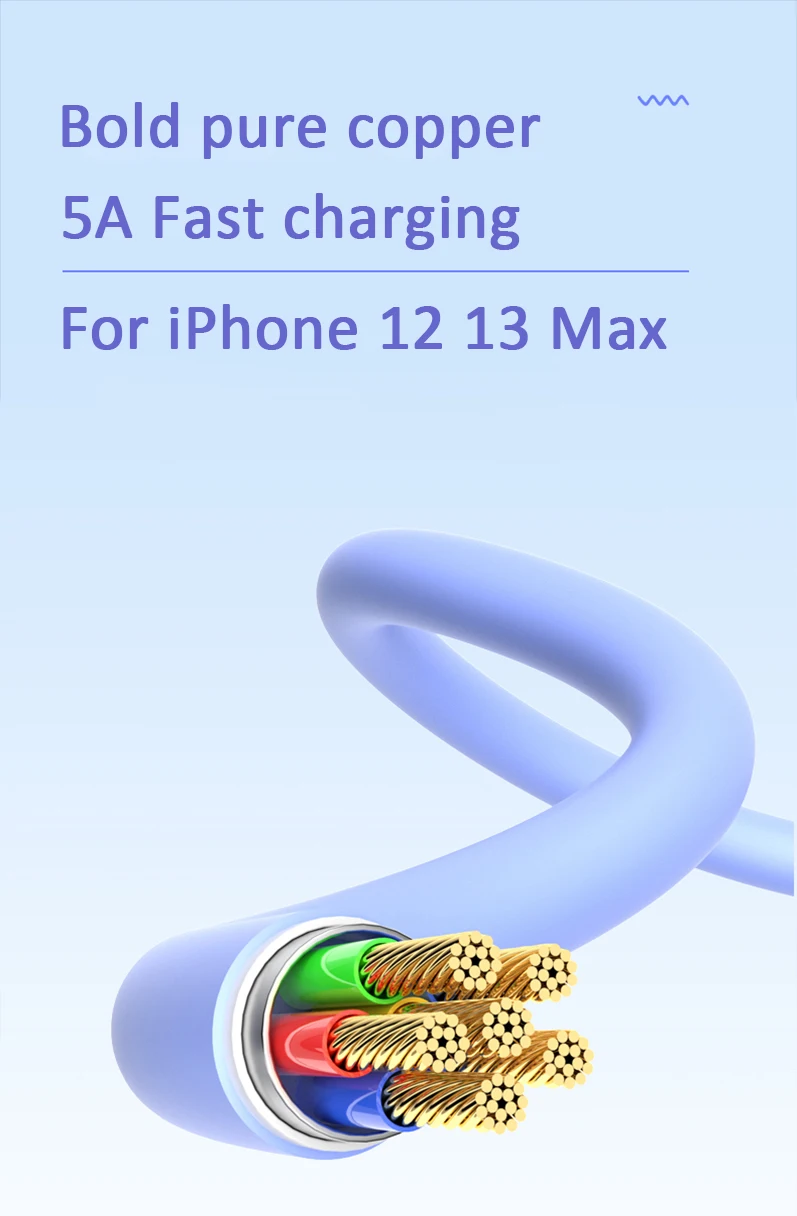 Amazon Trend Items Macaron Soft Silicone PD 27W 20W 60W USB C To Usb C Fast Charging Syne Cable For iPhone For Samsung