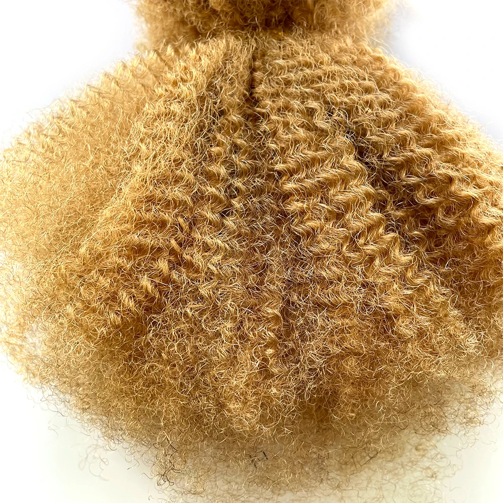 Wholesale Dreadlocks extensions bulk hair 100% human hair afro kinky bulk human hair for locs extensions
