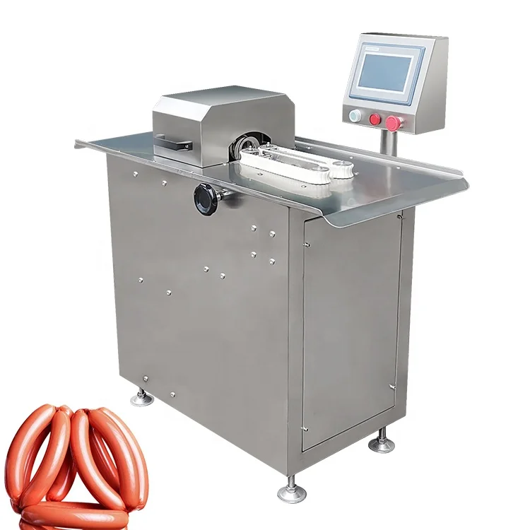 Automatic Sausage Filling Twisting Machine Wire Binding tying Making