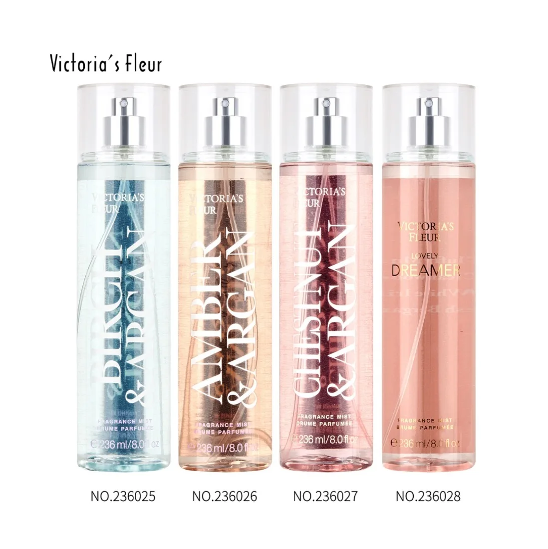 Newest 236ml woman secret perfume body mist wholesale top long lasting body sprays for women
