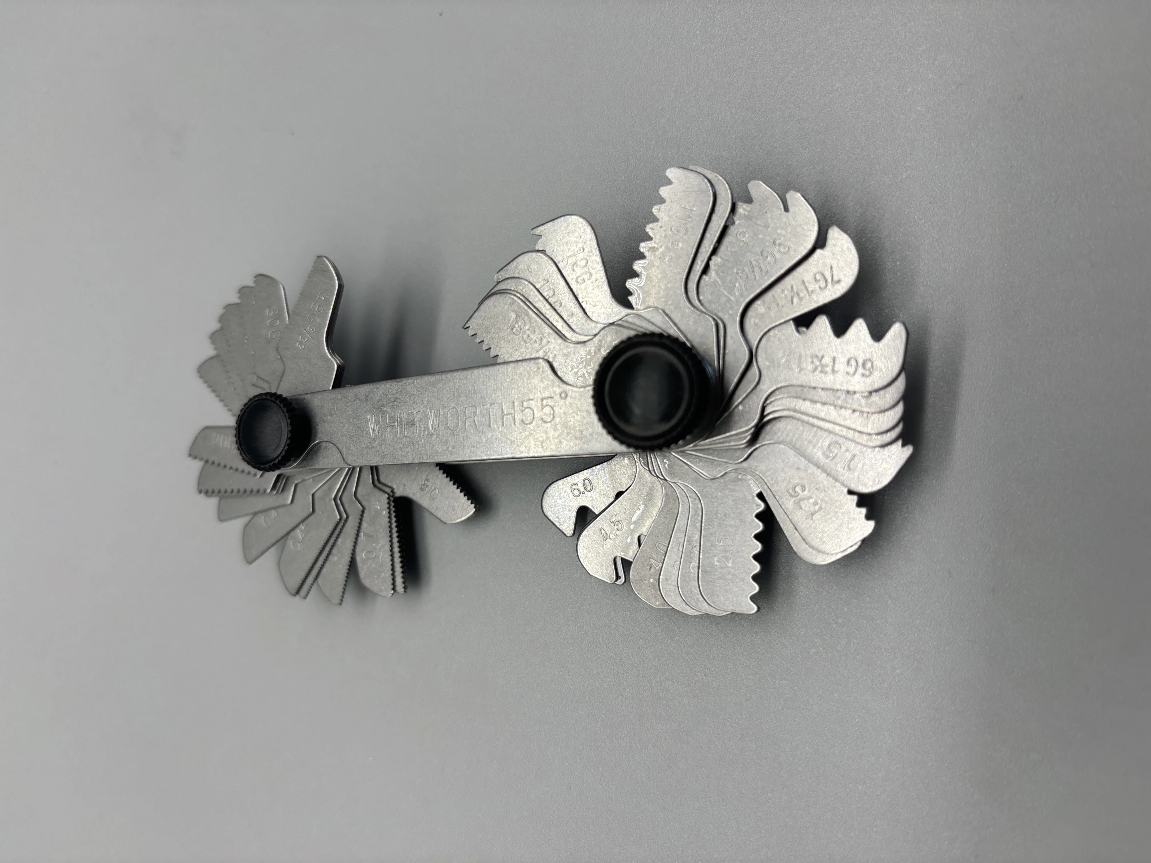 Metric & Imperial  Industrial Use 0.25-6.00mm 52pcs Leaves crew Pitch Gauge