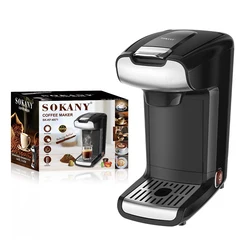 Sokany New Coffee Machine American Capsule Coffee Machine 2 In 1 Multifunction High Efficiency 900ml Water Storage Coffee Maker