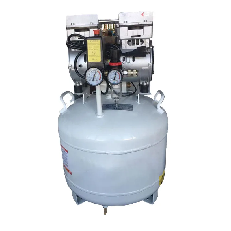 
8 bar 1HP 40L 2 HP 50L Dental medical upright standing oil free mini air compressor quiet Silent type for dental lab 