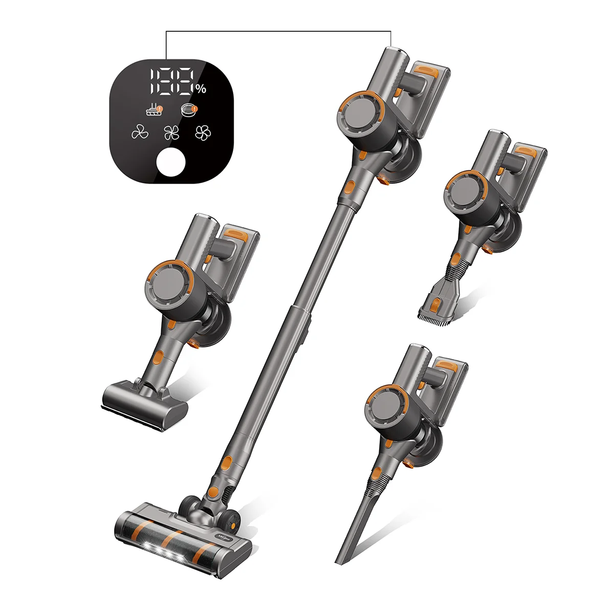 28kpa wireless handheld vacuum cleaner home portable 4in1 multifunction High suction power stick vacuum cleaner with UV