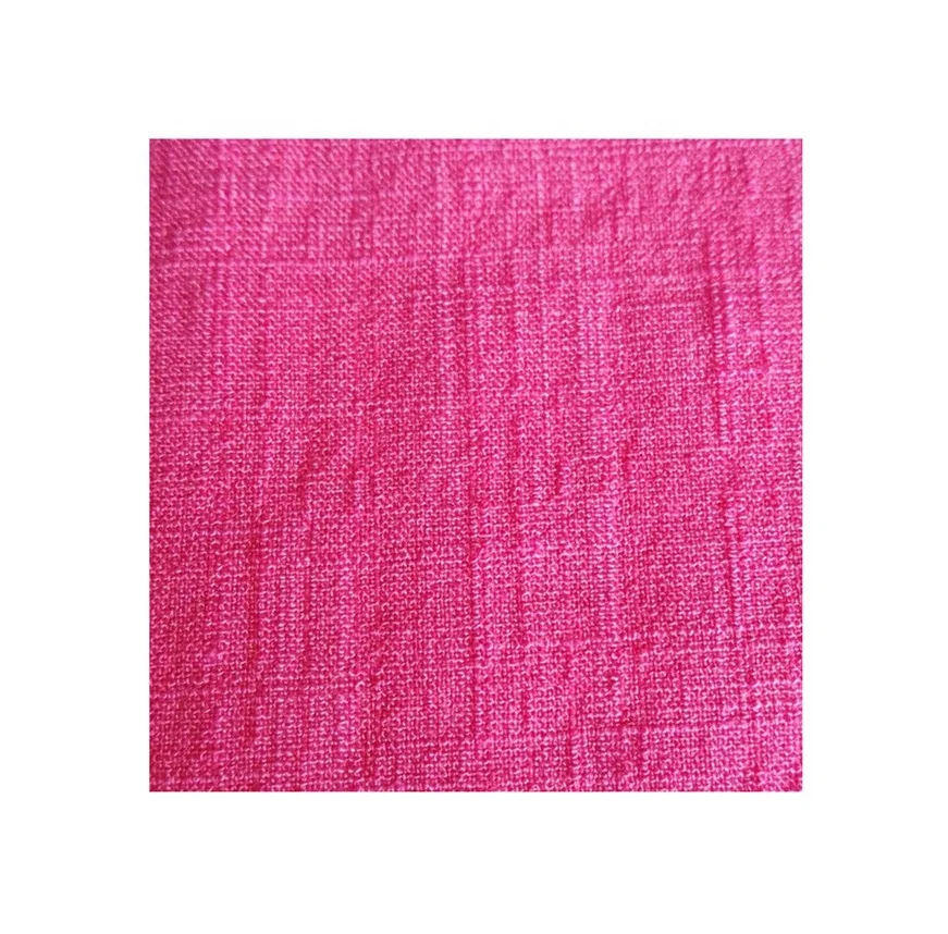 nylon rayon spandex weft stretch linen like fabric