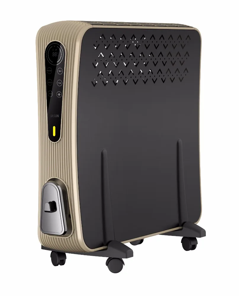 New design aluminum radiator oil free radiator floor LCD display remote control heating radiator convector heater