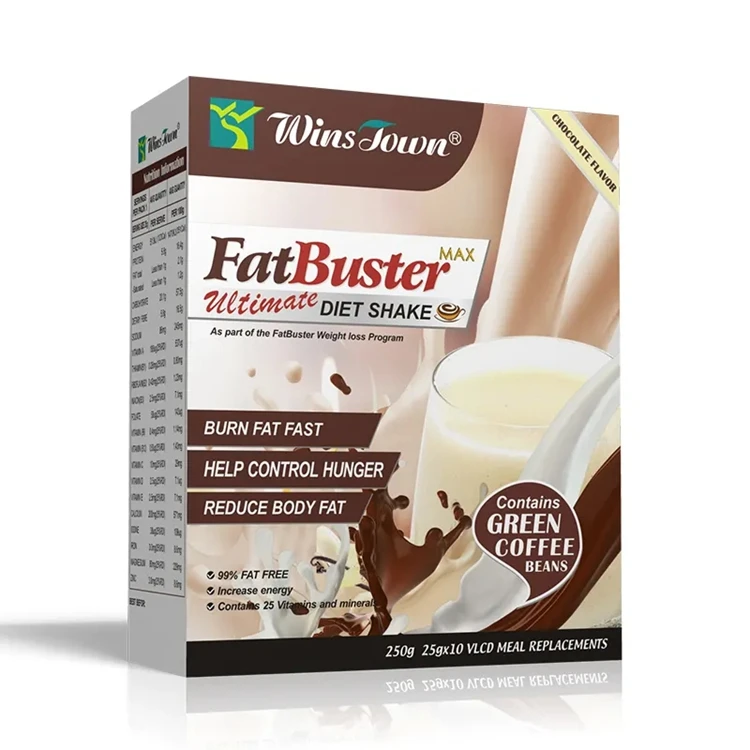 Chocolate flavor slimming product slim shake coffee