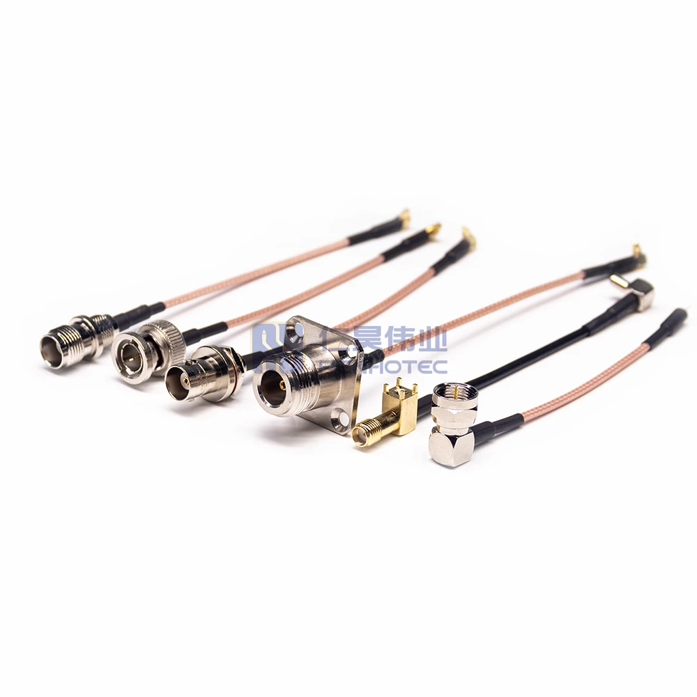 Коаксиальный Соединительный Радиочастотный кабель 5 м 1/2 дюйма Pigtail