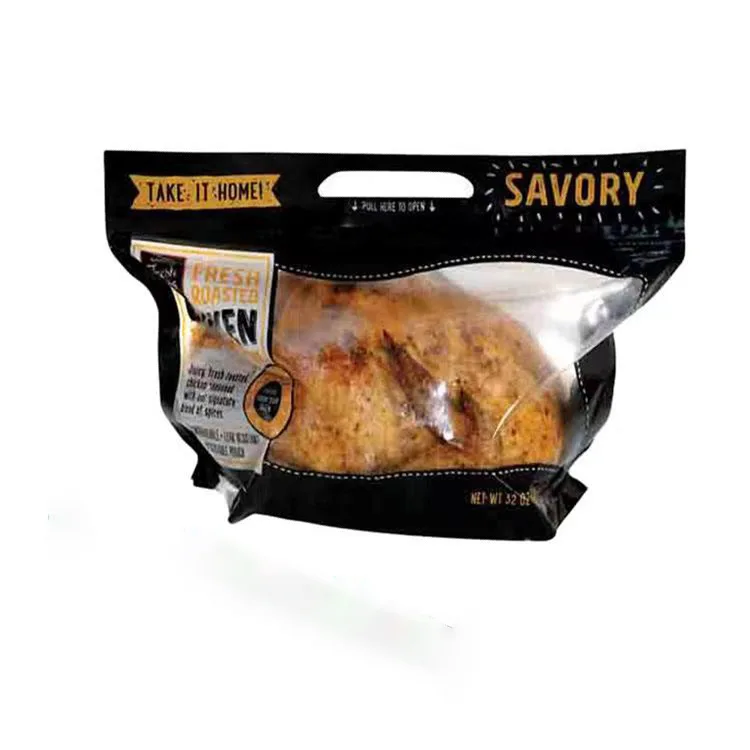 biodegradable stand up pouch for frozen food for fish chicken food packaging