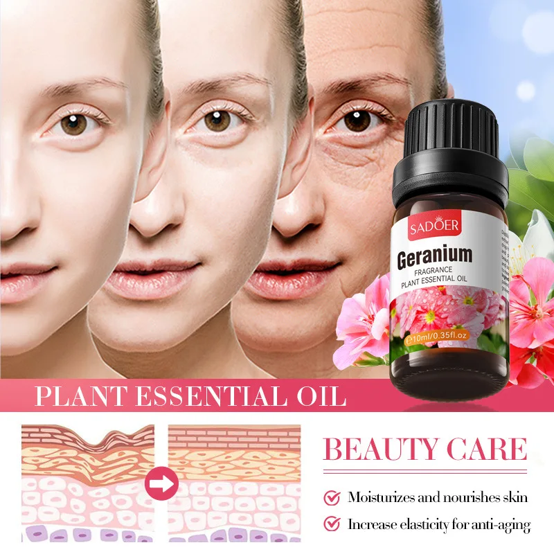 Essential Oil Gift Set 6 pcs Pure Essential Oil Perfume Fragrance Oil for Aroma Diffuser Massage Candle