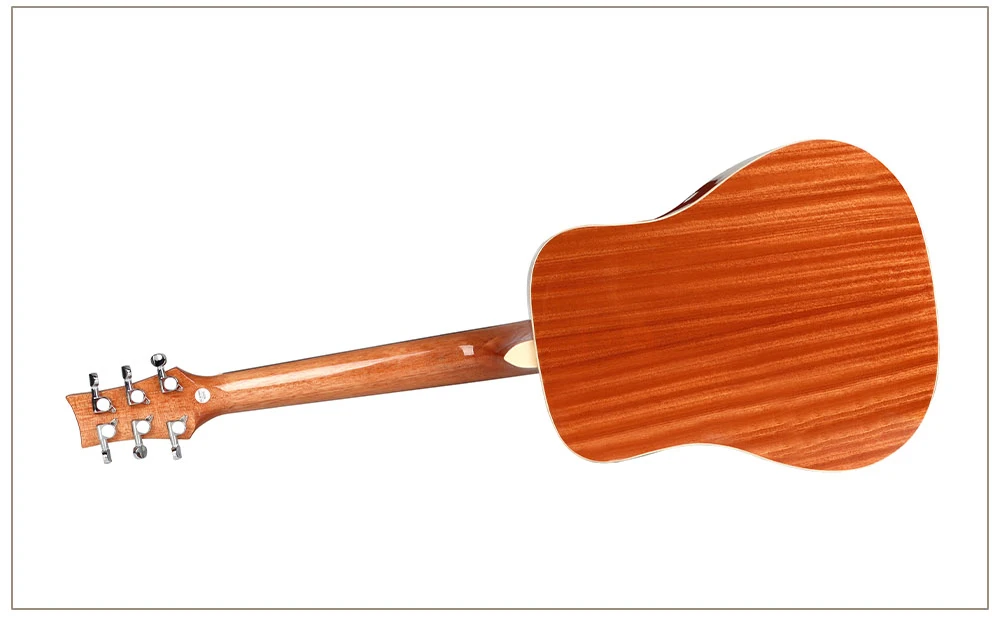 Wholesale small  34 inch baby size steel string acoustic guitar made in China