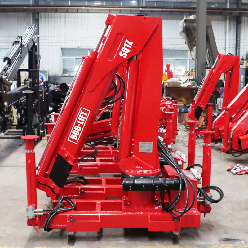 Mini 1 ton Knuckle Boom Crane Truck Mounted Crane Manipulator Folding Knuckle Boom truck mounted Crane