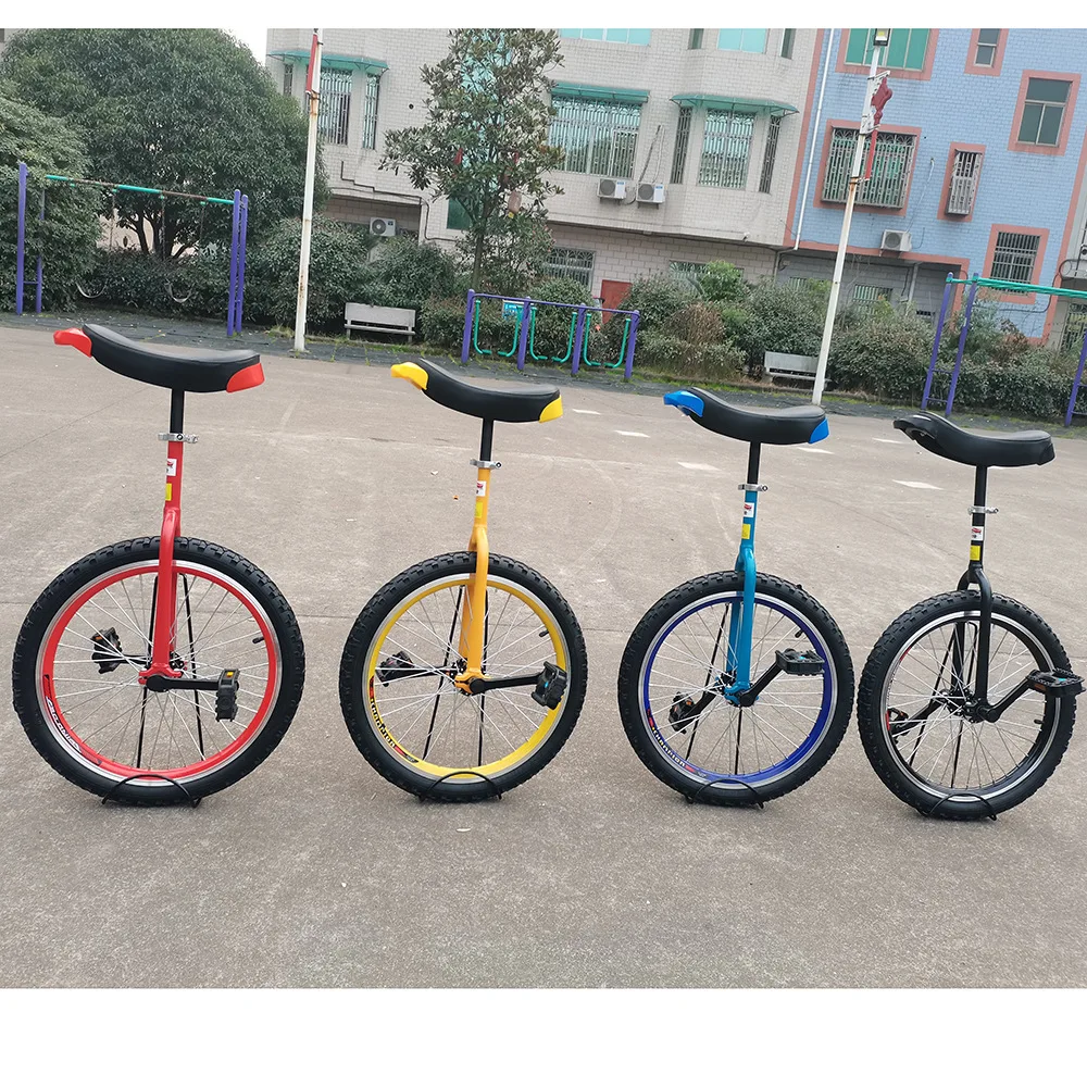 wholesale 16/18/20/24 Inch Steel Unicycle Bicycle children adult single-wheeled bicycle acrobatic performance props balance car
