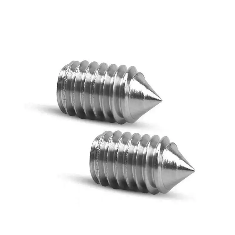 Sitai Duplex Steel Tip Set Screws Flat Point Set Screw Flat Round Head Flat Round Screw