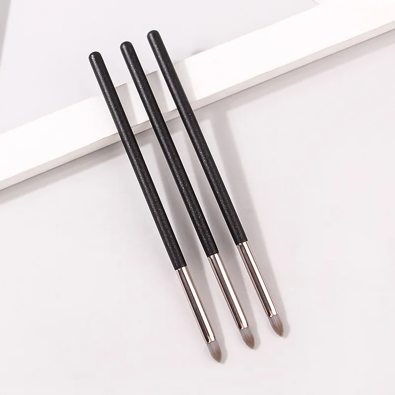 Customized Private Label Sable Hair Flat Precise Concealer Single Eye Shadow Makeup Brush Single Makeup Brush