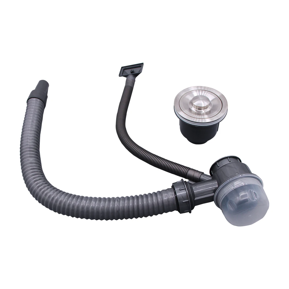 3-inch Sink Drain Waste Drain Valve with Twist Handle, Fits Compartment Sink Style Drains, Controls Sink Drain Stopper