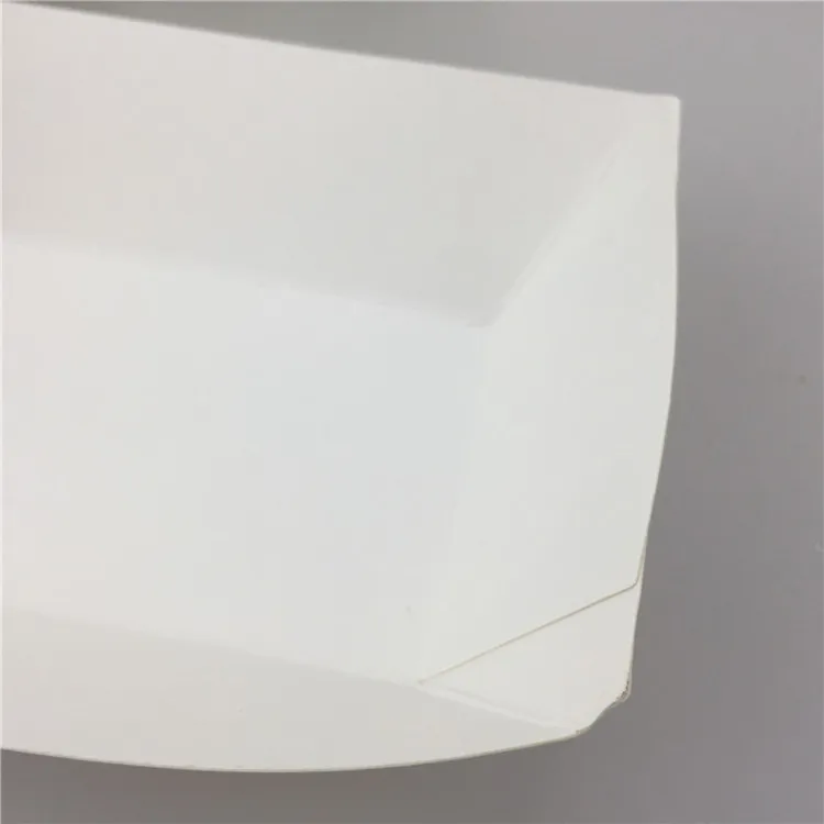 Sushi boat paper tray  box tray fast food packaging set for empanadas and thick french fries