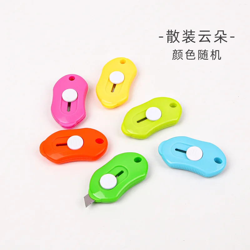 Candy Color Slitting Blade, Best Utility Knife for Students 9mm  express box opener safe box opener