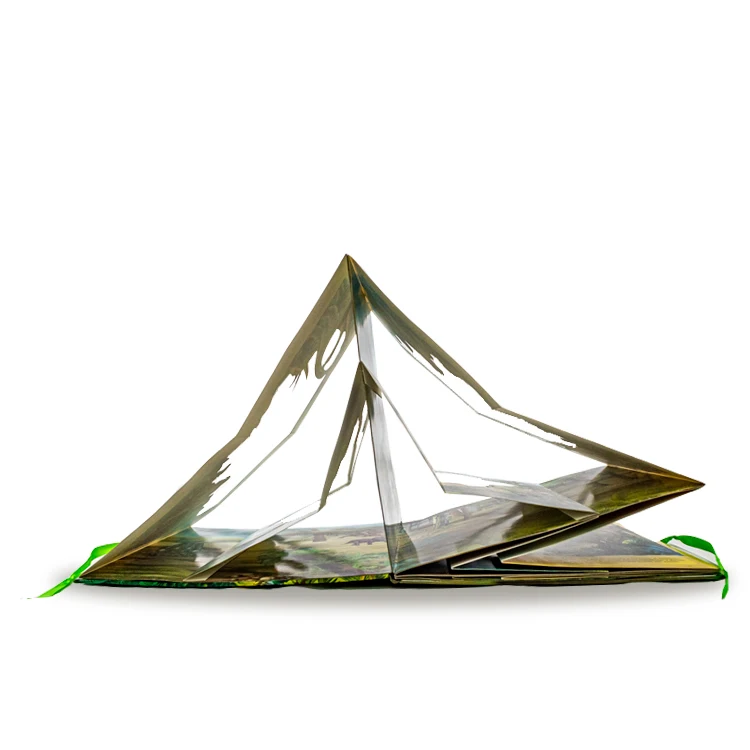 Cheap Printing Custom Education Use Book CardBoard Printing 3D Dinosaur Story For Children Factory Custom