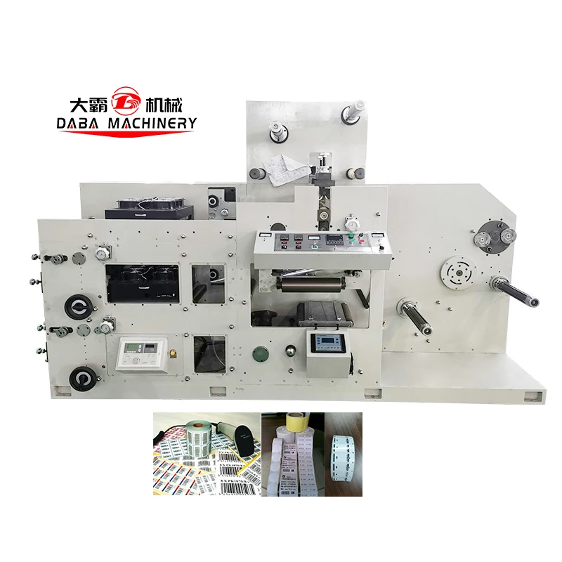 DABA Flexo label vinyl sticker printer printing and die cutting machine