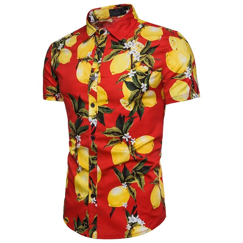  Ropa De Hombre отдыха «Aloha» мужские футболки из хлопка пляжные рубашки повседневное Гавайские с короткими рукавами Roupas Gomlek летняя