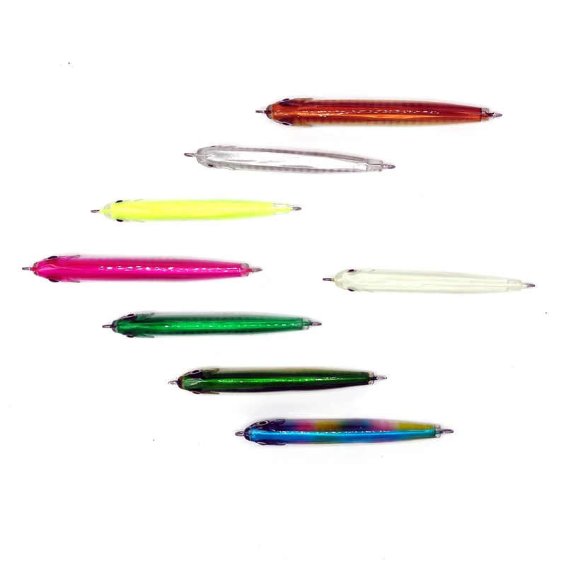 New Design Epoxy Resin Jigs 14g 21g 28g 42g 56g Custom Fishing Lures Oem Sinking Pencil Lure Epixy Resin Bait For seawater