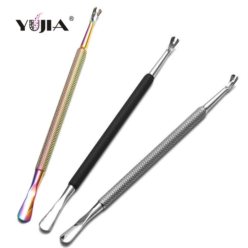 NEW Nail useful portable stainless handle professional dead skin remover cuticle pusher high quality dead skin remover