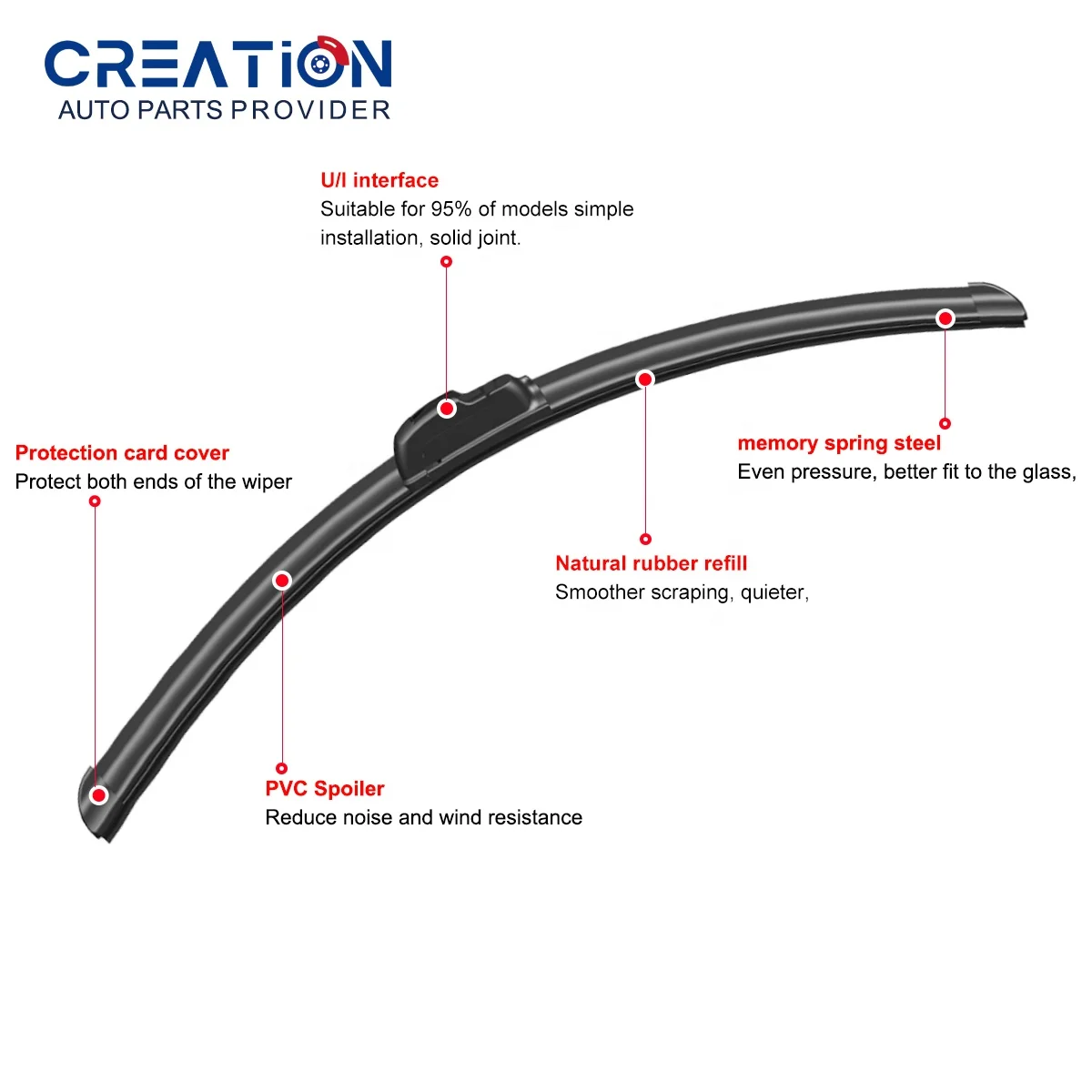 Aftermarket Branded Genuine OEM Factory Private Label Windshield Wiper Blades 2228201145 for Mercedes Benz S Class W222