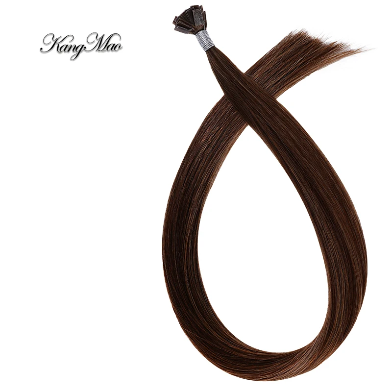 Curly Fusions Extensions Italian Keratin Glue Hair Russian Double Drawn Human Hair Keratin Bonds K Tip Flat Tip hair Extension