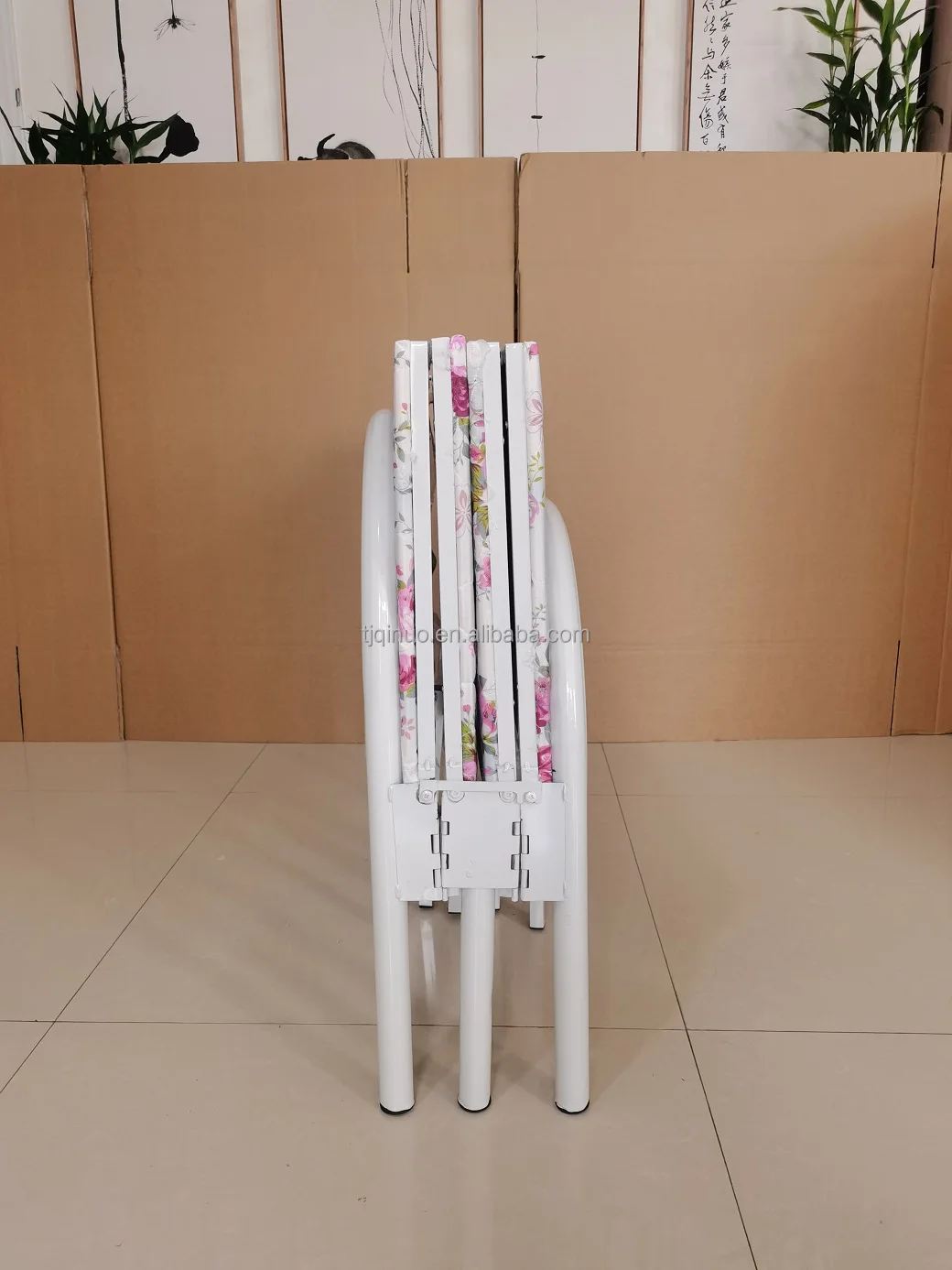 folding bed cheap folding hotel camping massage bed single wall metal folding bed frame