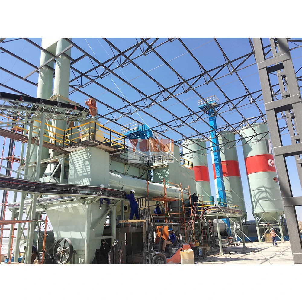 Gypsum Plaster Production Line with High Quality 2 Million Sqm alpha gypsum plaster