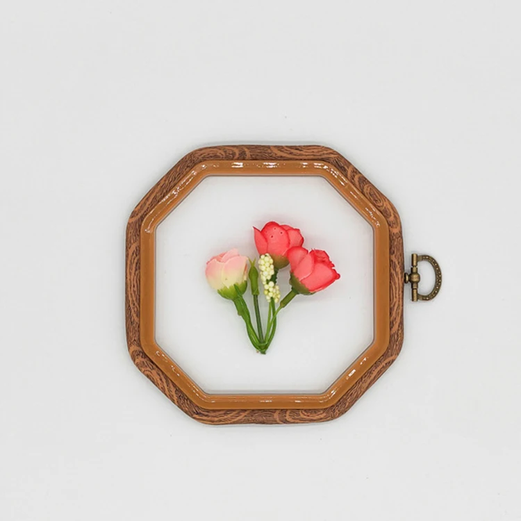 2 Shape Embroidery Hoop Wooden Hoop Frame Embroidery