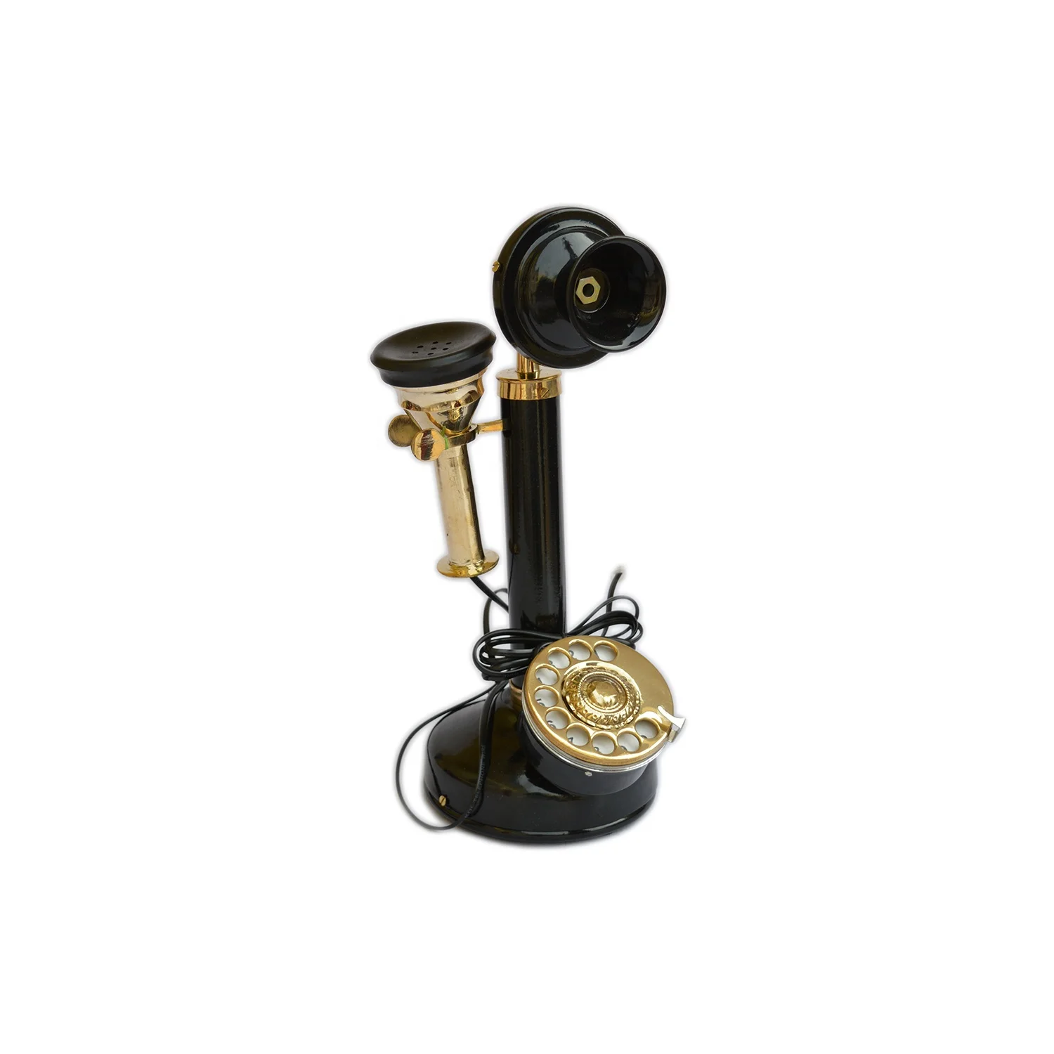 Vintage Telephone Design With Industrial Quality Solid Metal Design Telephone And Multiple Colored Finishing Design