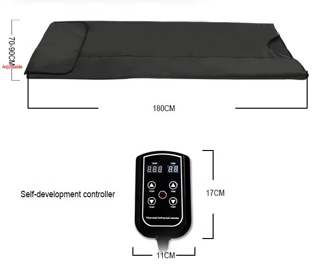 2022 Winter One Zone Carbon Fiber Fat Burning Sauna Blanket For Spa Detox