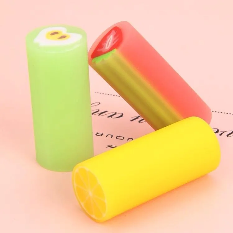 fruit Eraser school student cuttable cartoon sandwich 2B eraser