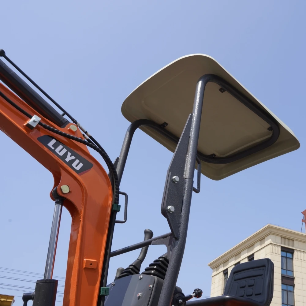 Luyu  Crawler Digger Retro Kubota Excavator Machine 0.8t 1t 1.5t 2.5t 3t 6t 13t 2t 1 Ton Mini Excavator With Zero Tail