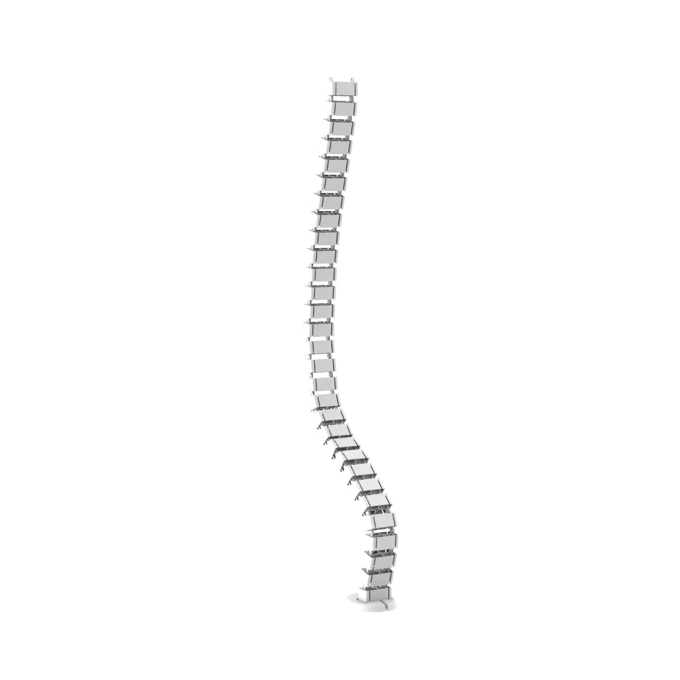 computer desk wire tray for height adjustable standing desk accessories spine cable tray snake pipe