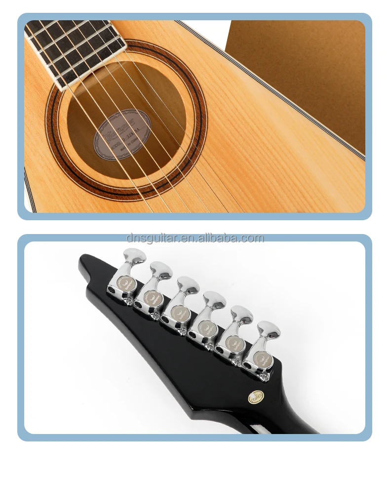 D-32k customize manufacturers v-shaped burlywood high quality low price acoustic guitar cheap guitar
