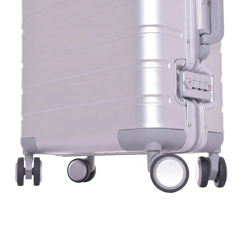 Aluminum magnesium alloy Spinner Wheel Luggage Travel Suitcase 20-inch Carry-on Pull-rod top-grade Body Coded Lock