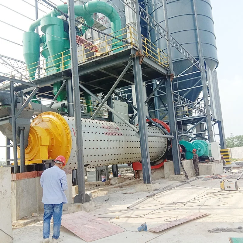 1.5*5.7M Ball Mill for Gypsum Powder Grinding Mill Lime Talc Marble Cement Grinding Unit