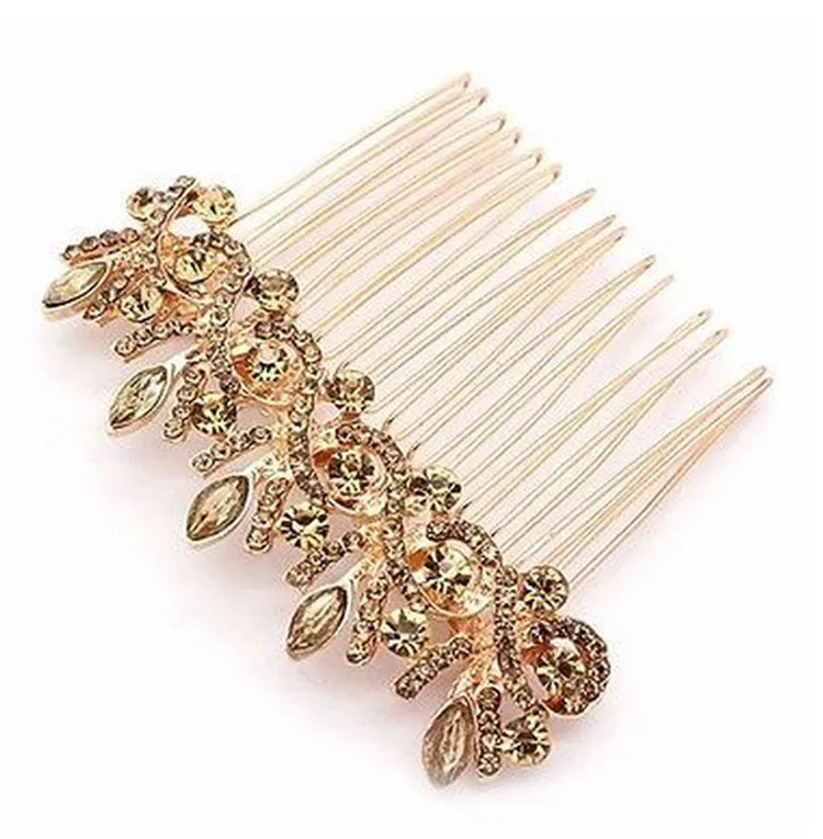 
Bride Crystal Hair Comb For Women Fashion Wedding Hair Jewelry Accessories 
