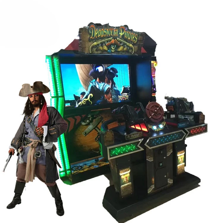 Deststorm pirates монетный игровой автомат симулятор стрельбы Аркадный Игровой Автомат видеоигры для продажи