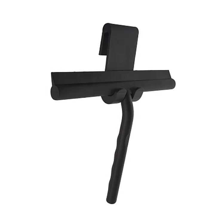 Bathroom Stainless Steel silicone Ergonomic Non-Slip Handle Shower Glass Doors All Purpose window squeegee holder