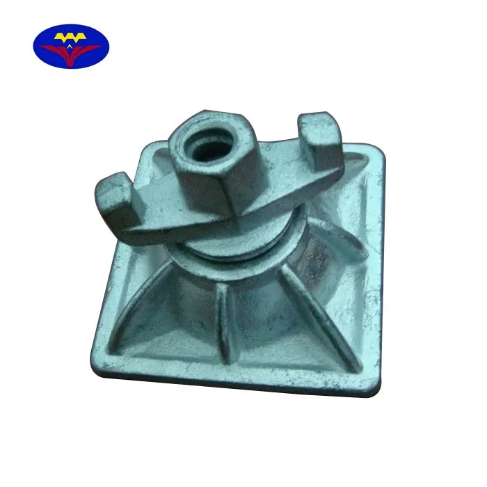 Casting Dome Nut Plate with Swivel Wing Nut for Concrete Wall Formwork
