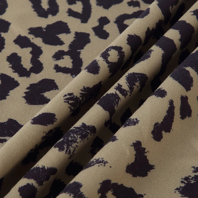 Sample customization polyamide  blended sandwich duplex printing high elastic yoga clothes fabric sports yoga pants fabric