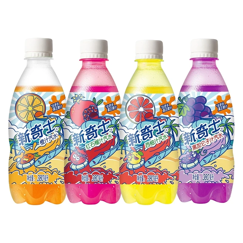 380ml*15 wholesale sunkist exotic drinks  fruity multi-flavored drinks popular soft drinks